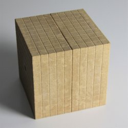 Cubo de 1000 unidades. Para matemáticas manipulativas.