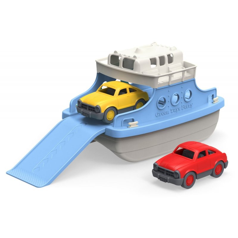 Ferry con Mini-coches de Plástico reciclado J1204 Green Toys