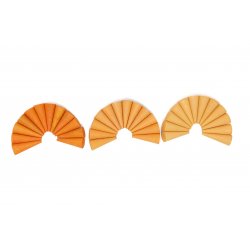 Petits cons en tons taronges per a fer mandales. Grapat J2754 Grapat 5