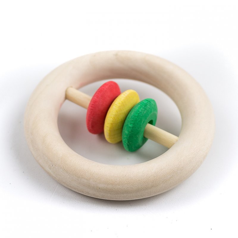 Mordedor-sonajero de madera BIO. Marca Nic Toys Mordedor-sonajero de madera BIO. Marca Nic Toys J2780 Nic Toys