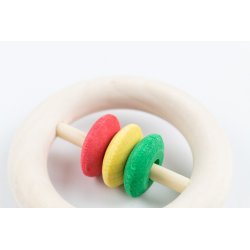 Mordedor-sonajero de madera BIO. Marca Nic Toys J2780 Nic Toys 2